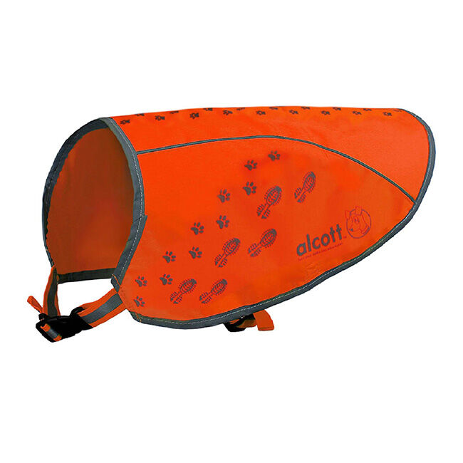 Alcott Visibility Dog Vest - Neon Orange image number null