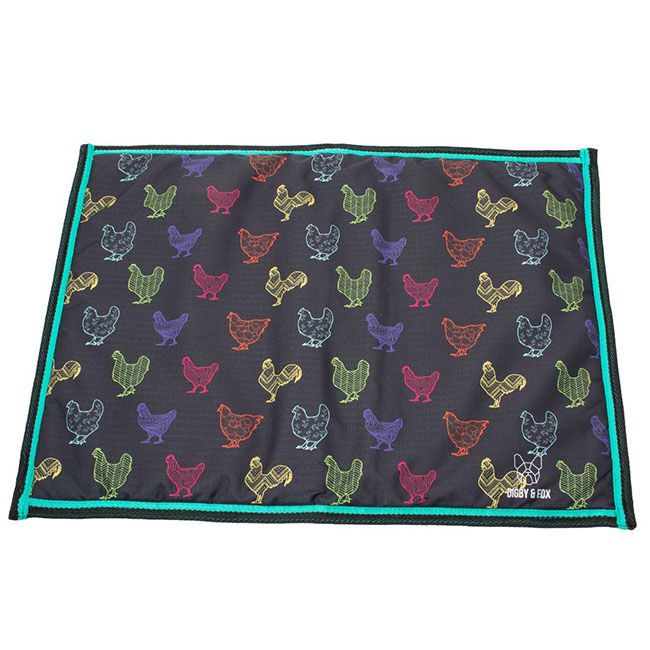Shires Digby & Fox Waterproof Dog Bed - Chickens image number null