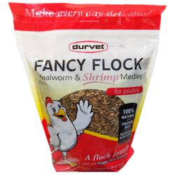 Durvet Fancy Flock Mealworm & Shrimp Poultry Treat