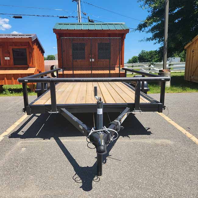 Karavan 6' x 10' Steel Utility Trailer with Fold-Down Rails image number null