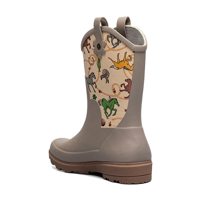 BOGS Kids' Lil' Jolene Rain Boots - Tan Multi image number null