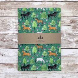 Samantha Hall Designs Tea Towel - Horses