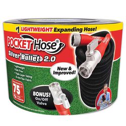 Pocket Hose Silver Bullet 2.0 - 3/4" x 75'