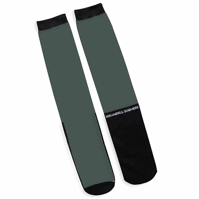 Dreamers & Schemers Solid Boot Socks - Dark Hunter Green image number null