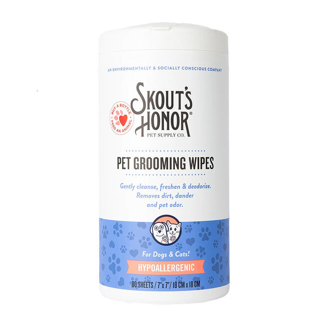 Skout's Honor Pet Grooming Wipes for Dogs & Cats image number null