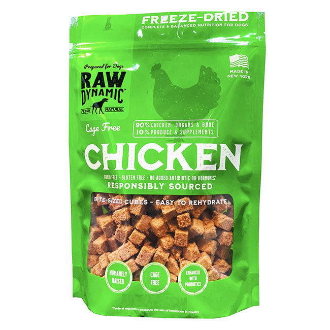 Raw Dynamic Chicken Freeze Dried Dog Food 5.5 oz