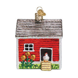 Old World Chicken Coop Ornament