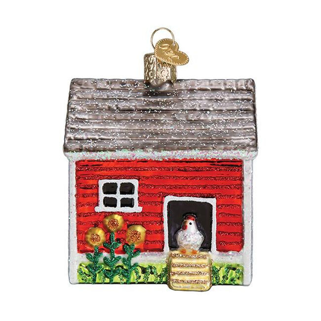 Old World Chicken Coop Ornament image number null