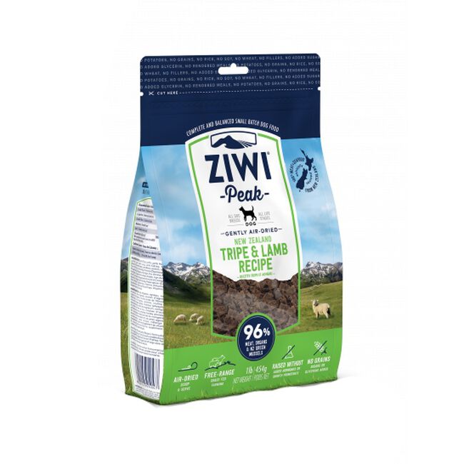Ziwi Peak Air Dried Dog Food - Tripe & Lamb Recipe image number null