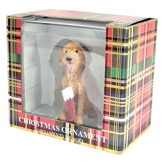 Sandicast Christmas Ornament - Goldendoodle image number null