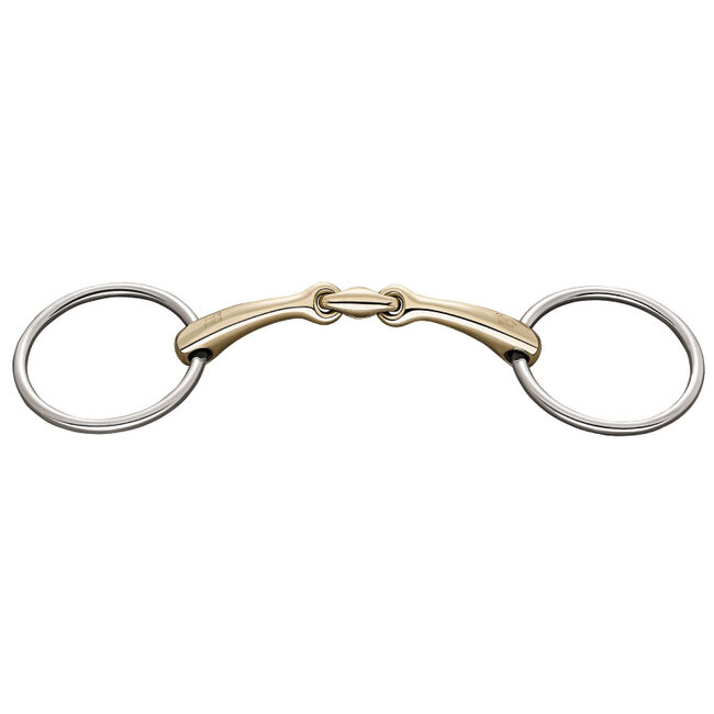 Herm Sprenger Dynamic RS Loose Ring 16MM Double Jointed Snaffle Bit image number null