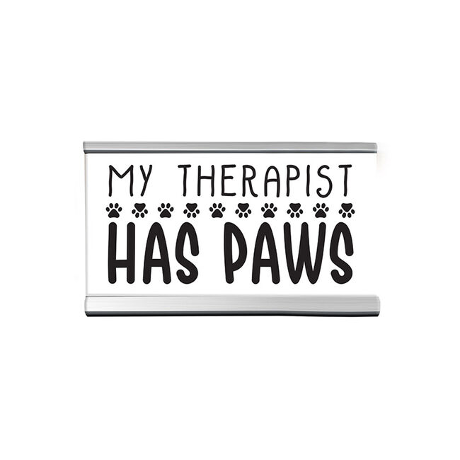 Wellspring Gift "My Therapist Has Paws" 4in Desk Sign image number null
