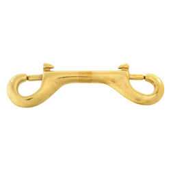 Campbell 13/32" x 4 1/2" Polished Bronze Double-Ended Bolt Snap