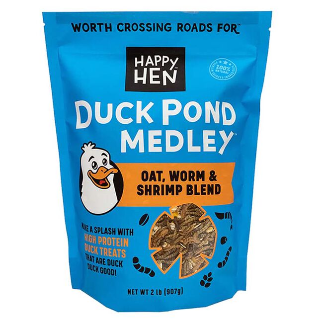 Happy Hen Duck Pond Medley - Oat, Worm & Shrimp Blend - 2 lb image number null