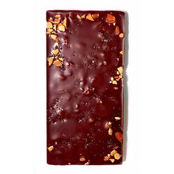 Jouvay Chocolate Bar - Dark Chocolate with Almonds & Sea Salt - 85 g