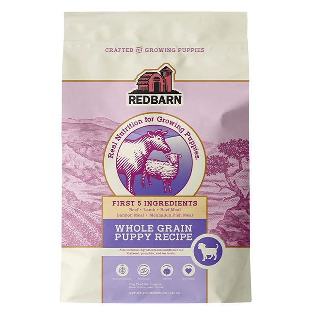 RedBarn Whole Grain Dog Food - Puppy Recipe with Beef, Lamb & Salmon image number null