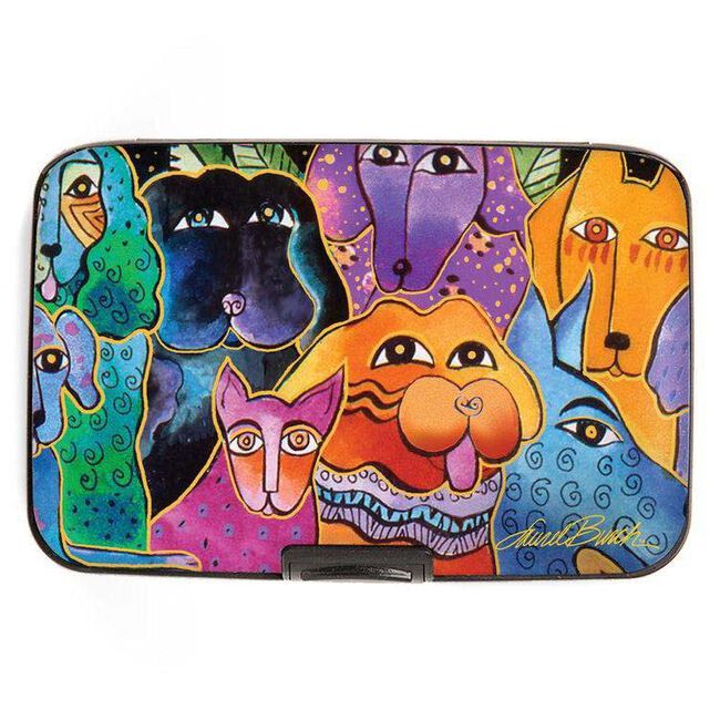 Monarque Laurel Burch Armored Wallet - Dogs & Doggies image number null