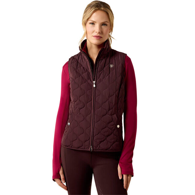 Ariat Women's Ashley 2.0 Insulated Vest - Chocolate Plum image number null