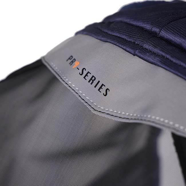 Shires FlyGuard Pro Fine Mesh Fly Mask with Ears & Open Forelock - Navy image number null