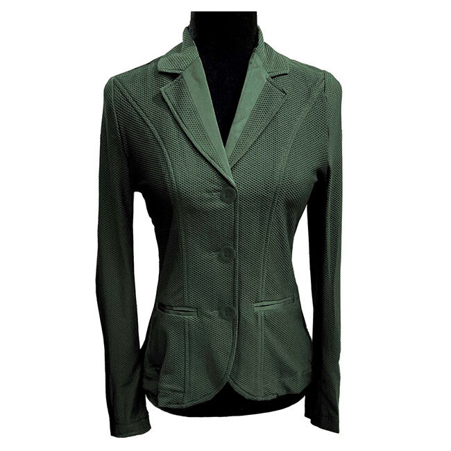 Anademi Women's Mesh Show Coat - Green image number null