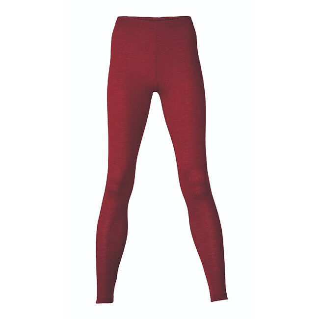 Engel Women's Wool/Silk Blend Leggings - Red image number null