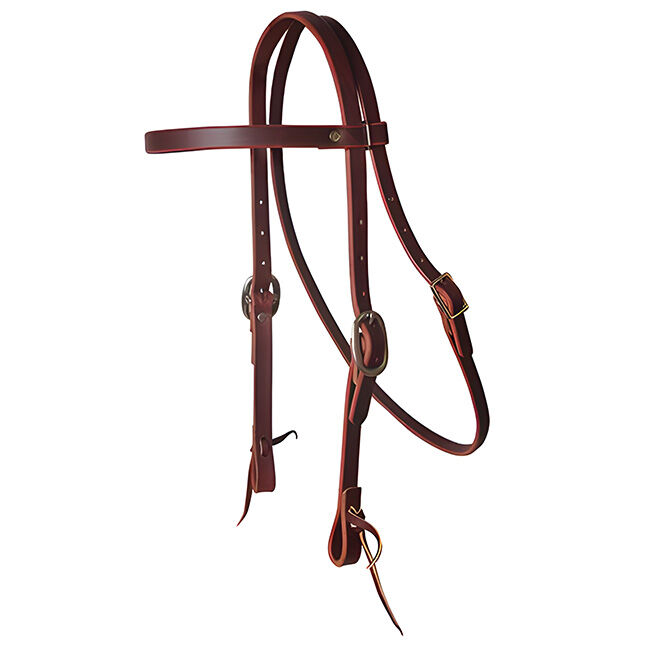 Professional's Choice Latigo Browband Headstall image number null