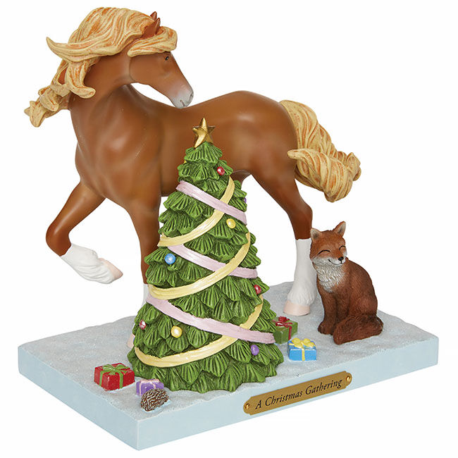 Trail of Painted Ponies Figurine - Winter 2023 - A Christmas Gathering image number null