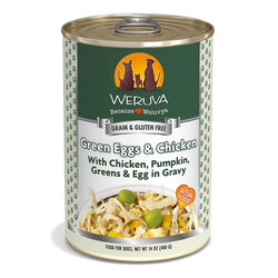 Weruva Classic Dog Food - Green Eggs & Chicken with Chicken, Pumpkin, Greens & Egg in Gravy - 14 oz