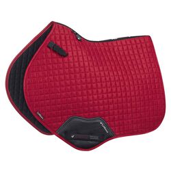 LeMieux Suede Close Contact Square Pad - Chilli