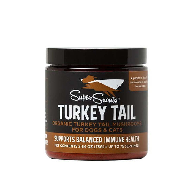 Super Snouts Supplements Turkey Tail Mushrooms 75G image number null