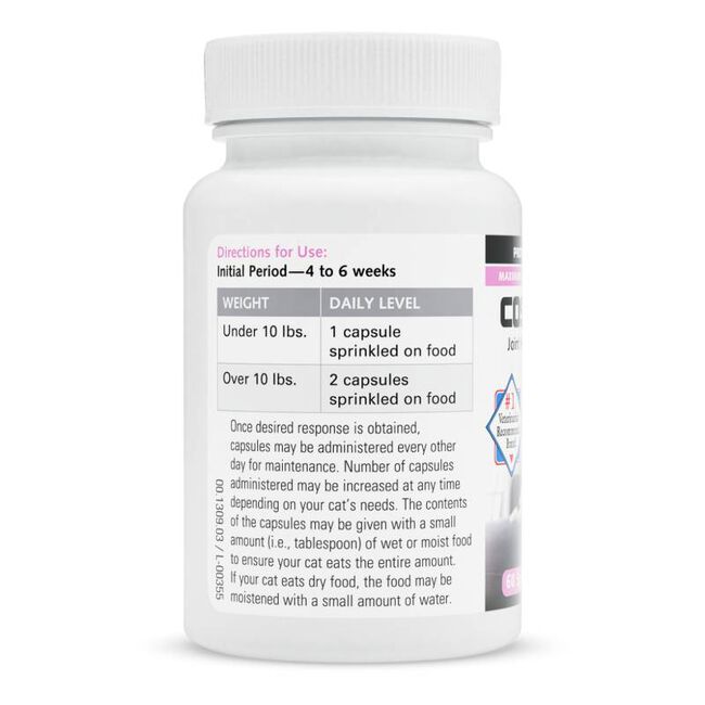 Nutramax Laboratories Cosequin for Cats Maximum Strength PLUS Boswellia - 60 Sprinkle Capsules image number null