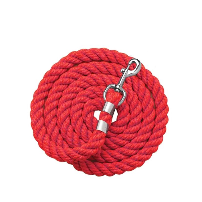 Perri's Solid Cotton Lead With Snap End - Red image number null
