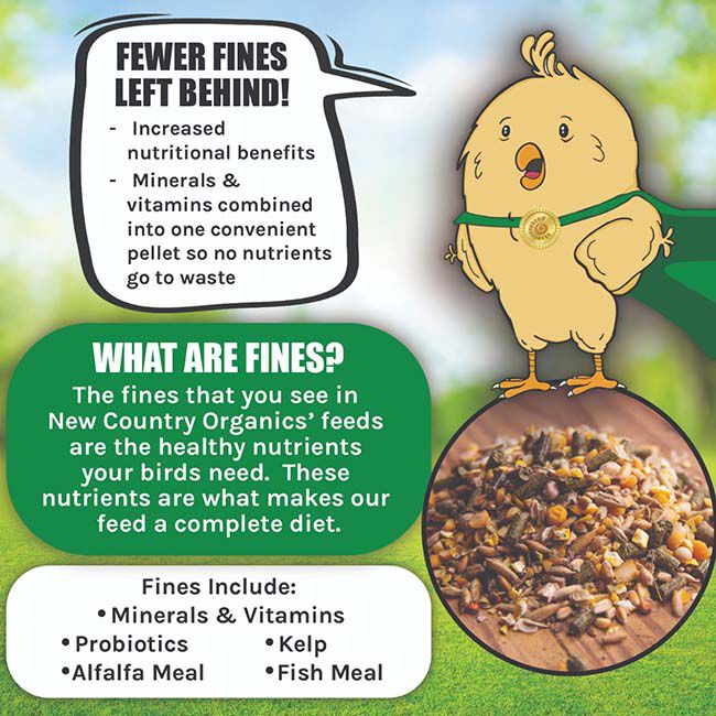 New Country Organics Organic Power Pellet Layer Feed - 40 lb image number null