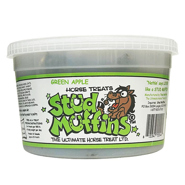 Stud Muffins Horse Treats - Green Apple - 20 oz image number null