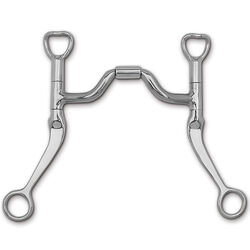 Myler Flat Shank Curb Bit MB 33 Mouth