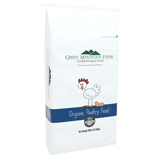 Green Mountain Feeds Organic 16% Coarse Layer Mash - 50 lb image number null