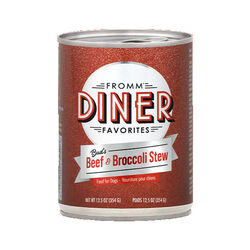Fromm Diner Classics Dog Food - Bud's Beef & Broccoli Stew - 12.5 oz