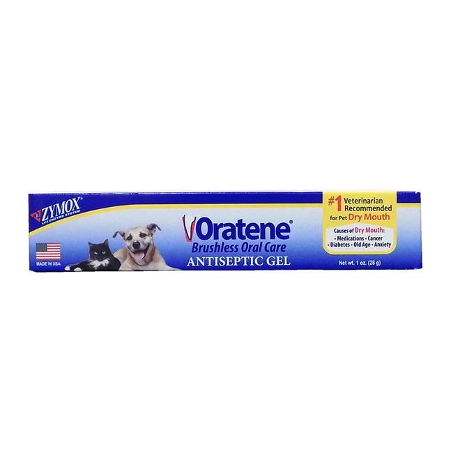 Zymox Oratene Antiseptic Oral Gel For Cats & Dogs image number null