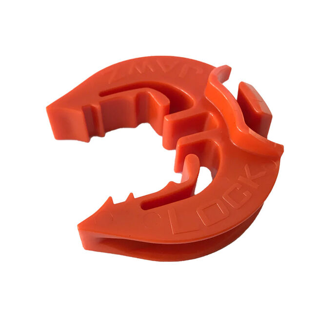 Dare LockJawz Electric Fence T-Post Insulators - Orange - 25-Pack image number null