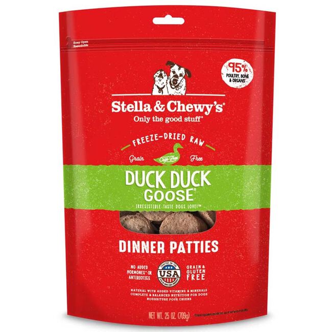 Stella & Chewy's Duck Duck Goose Freeze-Dried Dinner Patties image number null