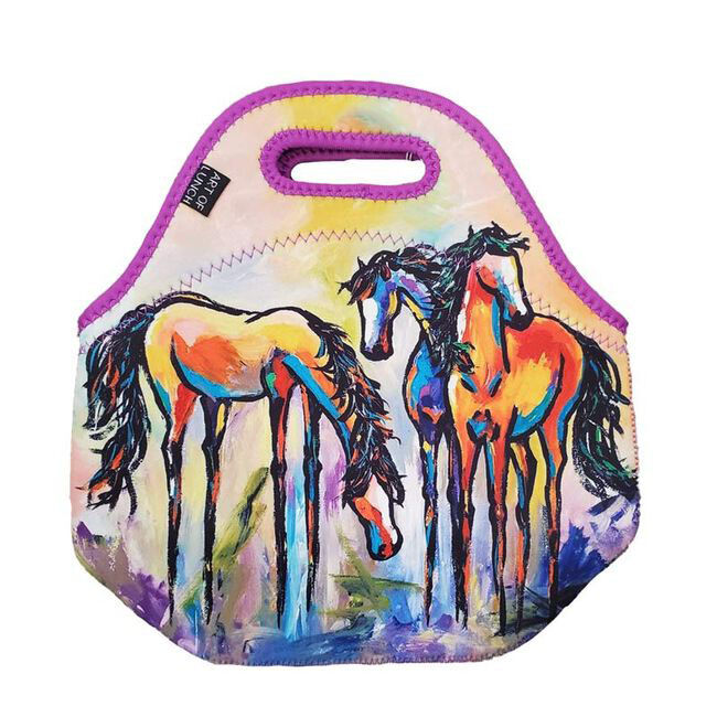 Art of Riding Lunch Tote - Friends in Color image number null
