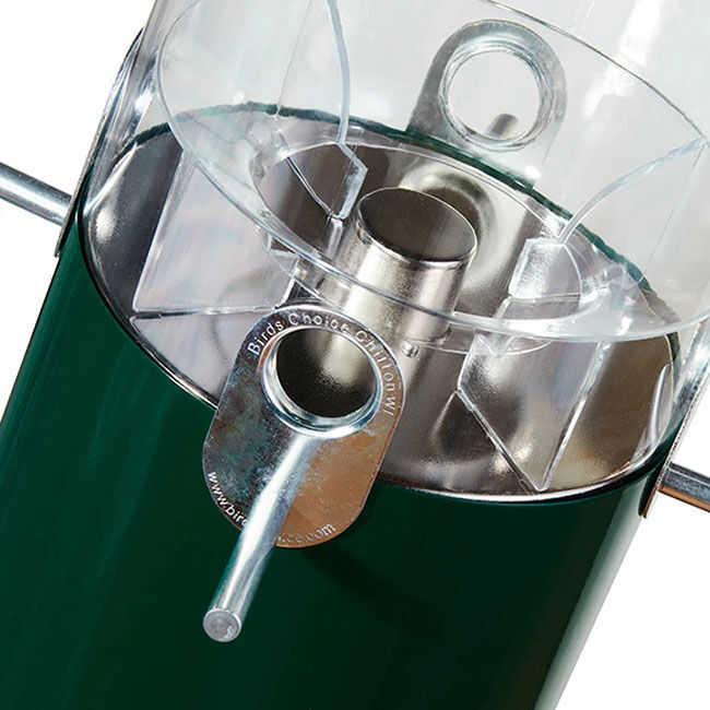 Birds Choice Squirrel Proof Classic Bird Feeder with Pole & Squirrel Baffle image number null