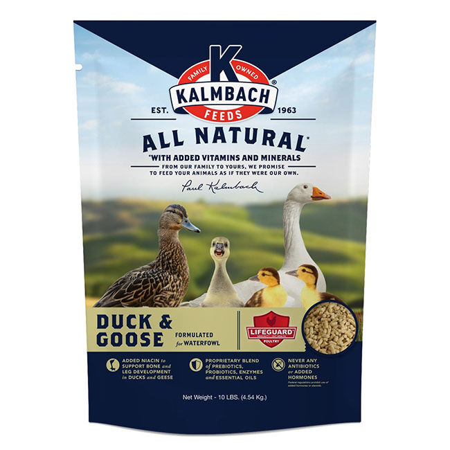Kalmbach Feeds 18% Duck, Goose & Swan Feed - 10 lb image number null