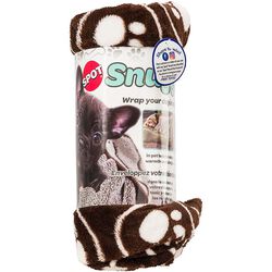 Ethical Pet Snuggler Patterned Dog Blanket - Chocolate