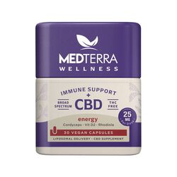 MedTerra CBD Wellness Immune Support + CBD Energy Capsules