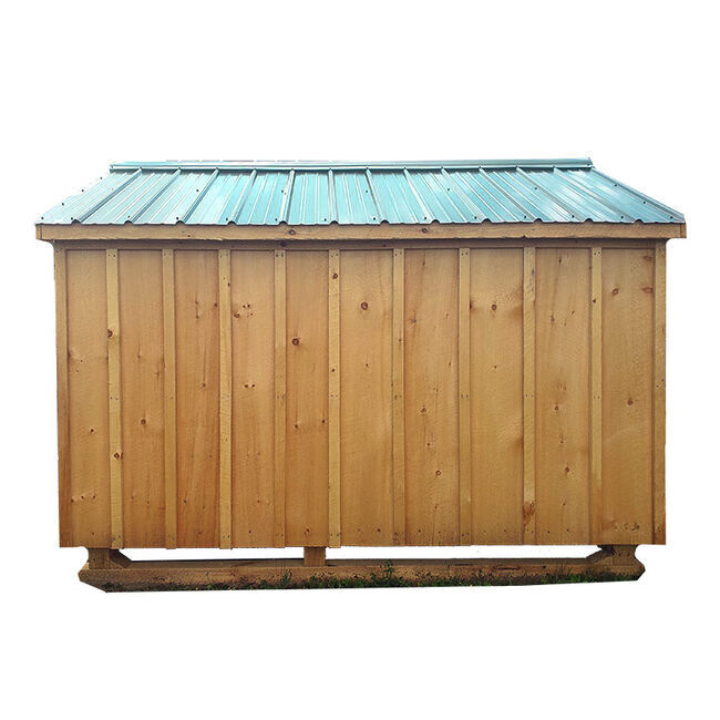 NV Farms 6' x 9' Chicken Coop with Green Metal Roof image number null