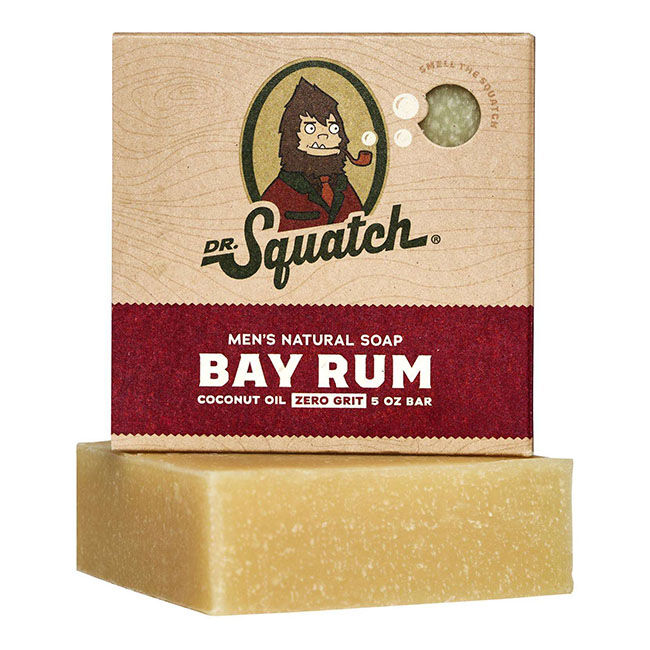 Dr. Squatch Men's Natural Soap - Bay Rum - 5 oz image number null