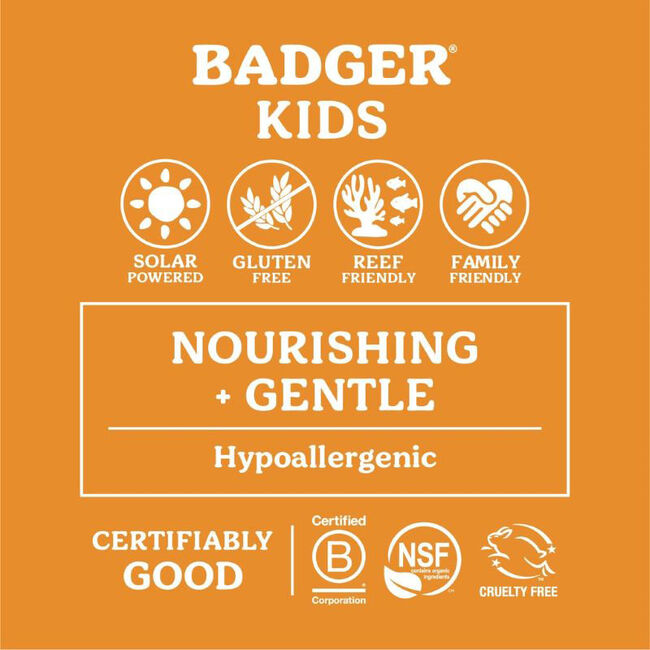 Badger Kids Clear Sunscreen Stick SPF 35 image number null