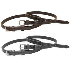 Tory Leather Deluxe Spur Straps with Double Keepers