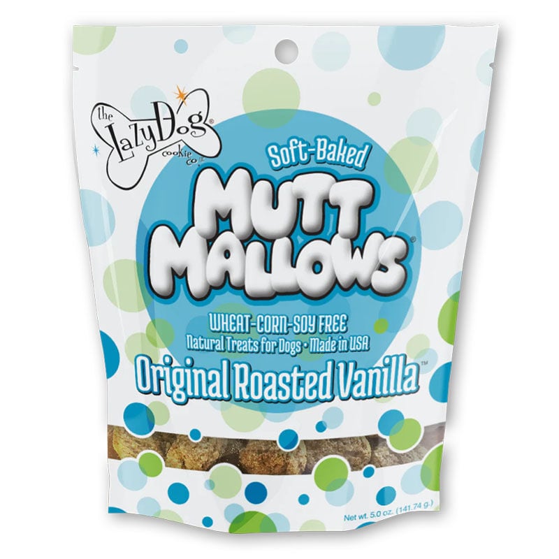 The Lazy Dog Cookie Co. Soft Baked Mutt Mallows Original Roasted Vanilla The Cheshire Horse